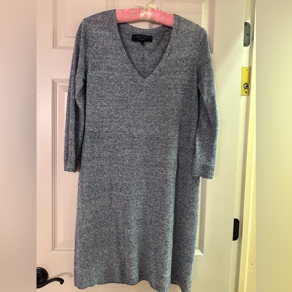 Rag’n’Bone summer dress, small, Heather navy blue